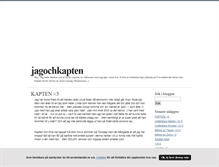 Tablet Screenshot of jagakapten.blogg.se