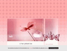 Tablet Screenshot of isli.blogg.se
