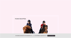 Desktop Screenshot of ponnygruppen.blogg.se