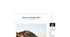 Desktop Screenshot of annamariaandersen.blogg.se