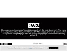 Tablet Screenshot of gizzez.blogg.se