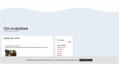 Desktop Screenshot of ominvandrare.blogg.se