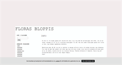 Desktop Screenshot of florasbloppis.blogg.se