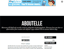 Tablet Screenshot of aboutelle.blogg.se