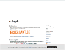 Tablet Screenshot of eriksjakt.blogg.se