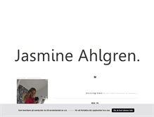 Tablet Screenshot of jasmineahlgren.blogg.se