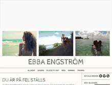 Tablet Screenshot of ebbiengstrom.blogg.se