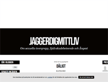 Tablet Screenshot of jaggerdigmittliv.blogg.se