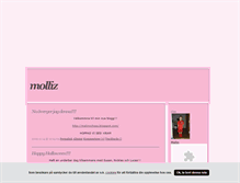 Tablet Screenshot of molliz.blogg.se