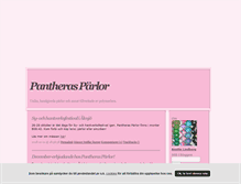 Tablet Screenshot of pantherasparlor.blogg.se