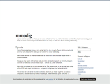 Tablet Screenshot of mmodig.blogg.se