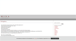 Desktop Screenshot of mina.blogg.se