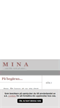 Mobile Screenshot of mina.blogg.se