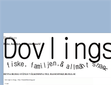 Tablet Screenshot of dovlings.blogg.se