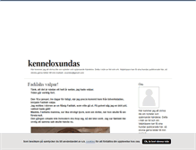 Tablet Screenshot of kenneloxundas.blogg.se