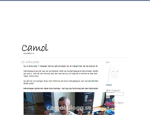 Tablet Screenshot of camol.blogg.se
