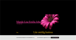 Desktop Screenshot of mandalisaemilia.blogg.se