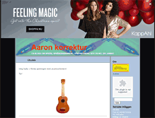Tablet Screenshot of aaronkorrektur.blogg.se