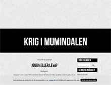 Tablet Screenshot of muminattack.blogg.se