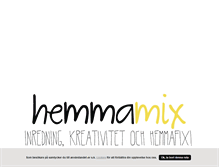 Tablet Screenshot of hemmamix.blogg.se