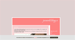 Desktop Screenshot of jossworld.blogg.se