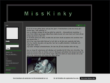 Tablet Screenshot of misskinky.blogg.se