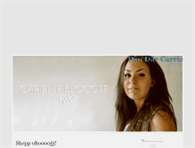 Tablet Screenshot of carielle.blogg.se