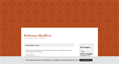Desktop Screenshot of helenasskafferi.blogg.se