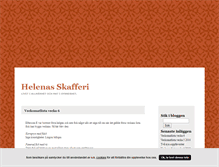 Tablet Screenshot of helenasskafferi.blogg.se