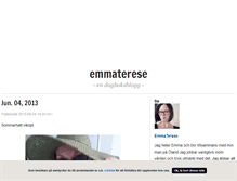 Tablet Screenshot of emmaterese.blogg.se