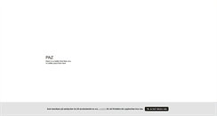 Desktop Screenshot of paz.blogg.se