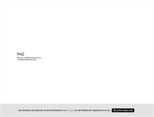 Tablet Screenshot of paz.blogg.se