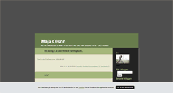 Desktop Screenshot of majaolson.blogg.se