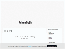 Tablet Screenshot of julianamejia.blogg.se