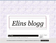 Tablet Screenshot of elinsofie.blogg.se