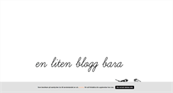 Desktop Screenshot of jessicay.blogg.se