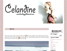 Tablet Screenshot of celandine.blogg.se