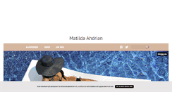 Desktop Screenshot of matildaahdrian.blogg.se