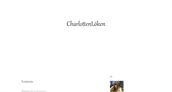 Desktop Screenshot of charlottenloken.blogg.se