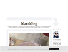 Tablet Screenshot of klarakling.blogg.se