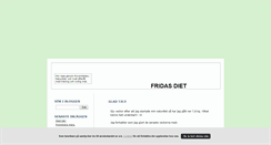 Desktop Screenshot of fridasdiet.blogg.se