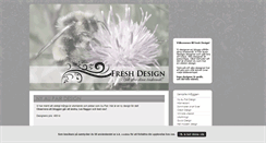 Desktop Screenshot of freshdesign.blogg.se