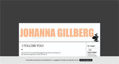 Desktop Screenshot of gillbergjohanna.blogg.se