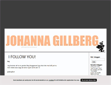 Tablet Screenshot of gillbergjohanna.blogg.se