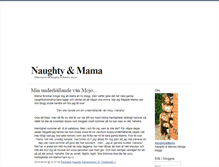 Tablet Screenshot of naughtyandmama.blogg.se