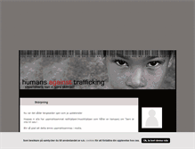 Tablet Screenshot of humansagainsttrafficking.blogg.se