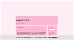 Desktop Screenshot of leverpassion.blogg.se
