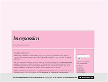 Tablet Screenshot of leverpassion.blogg.se