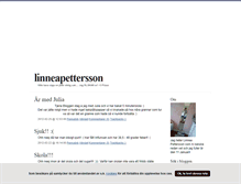 Tablet Screenshot of linneapettersson.blogg.se