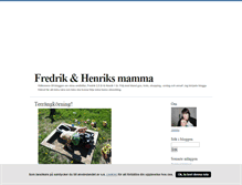 Tablet Screenshot of fredrikochhenrik.blogg.se